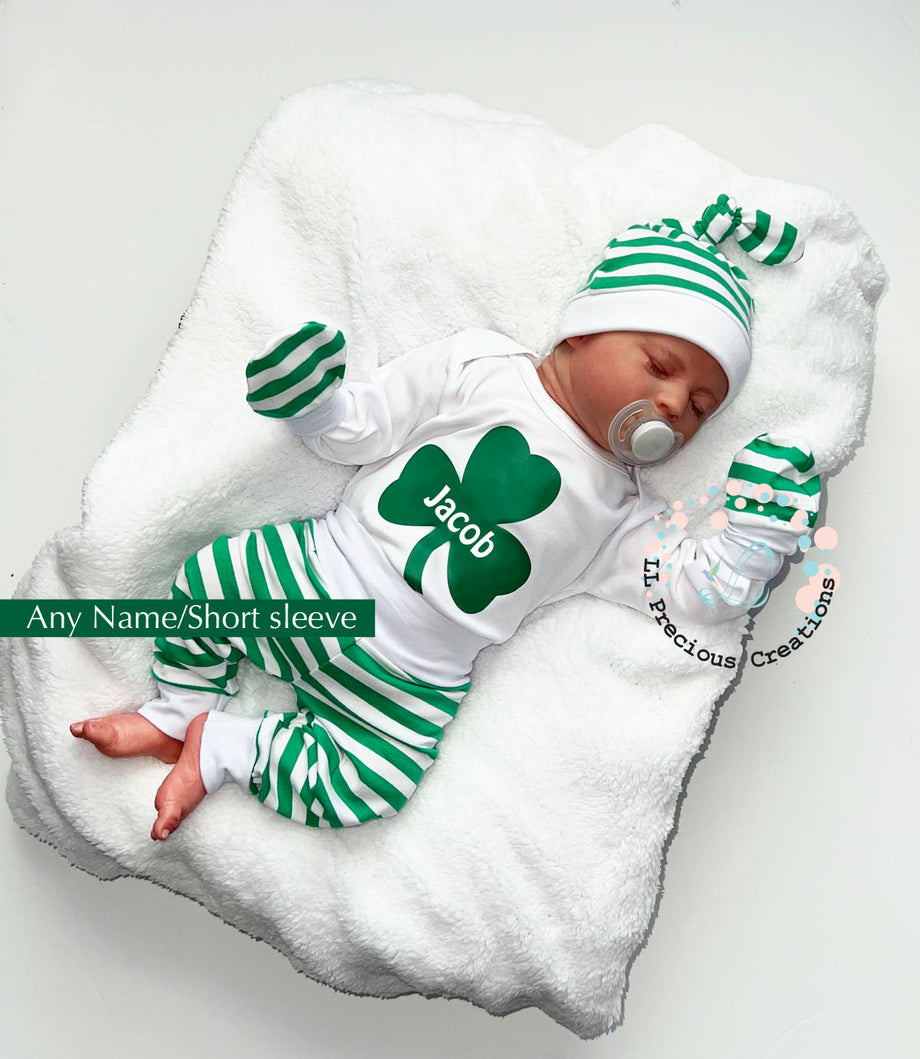 Newborn st patricks day outfit shop